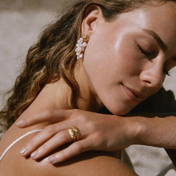 Bridal jewelry at Olympe showrooms