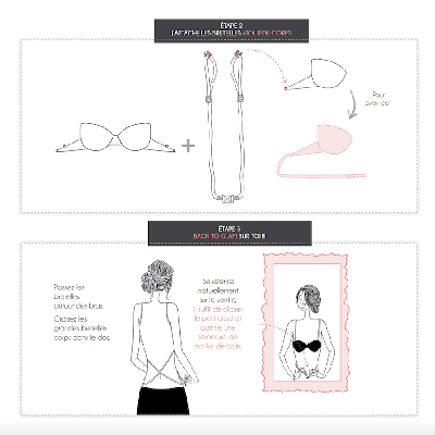 Soutien gorge back to glam prix clearance