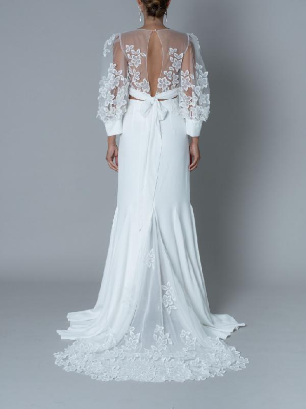Robes de mariée Rime Arodaky : Modele Ensemble Amber-Beverly 
