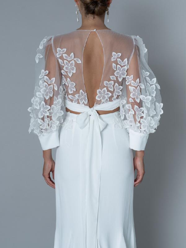 Robes de mariée Rime Arodaky : Modele Ensemble Amber-Beverly 