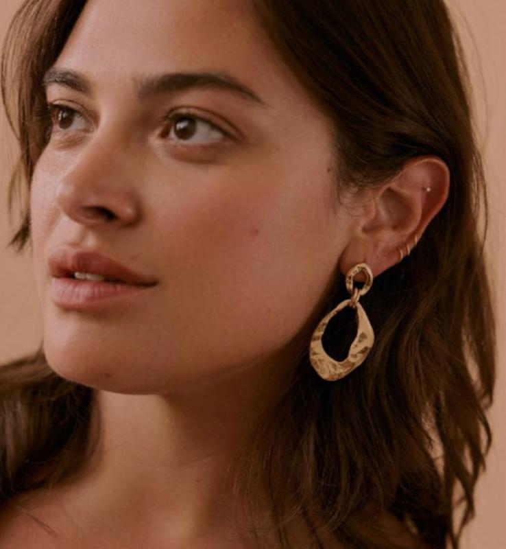 OUTLET Louise Damas : Modele Grandes boucles d'oreilles Jane