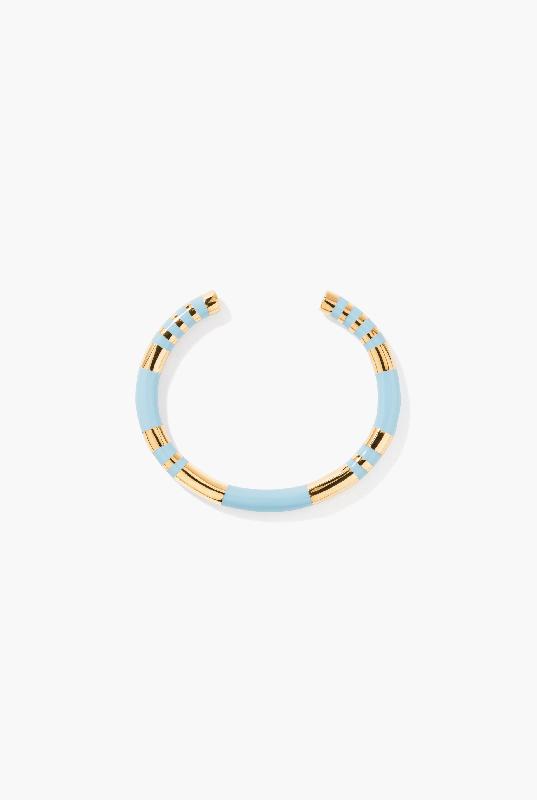 OUTLET Aurélie Bidermann : Modele Jonc Positano Bleu ciel