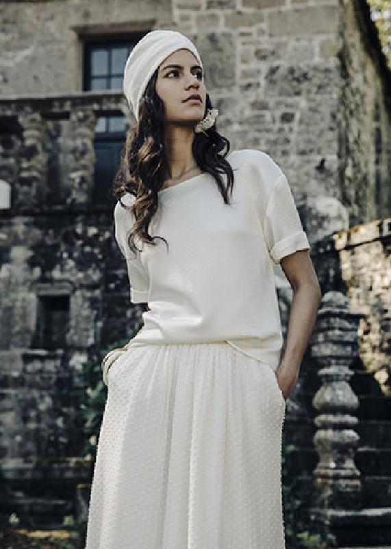 Robes de mariée Laure de Sagazan  : Modele Jupe Flamant