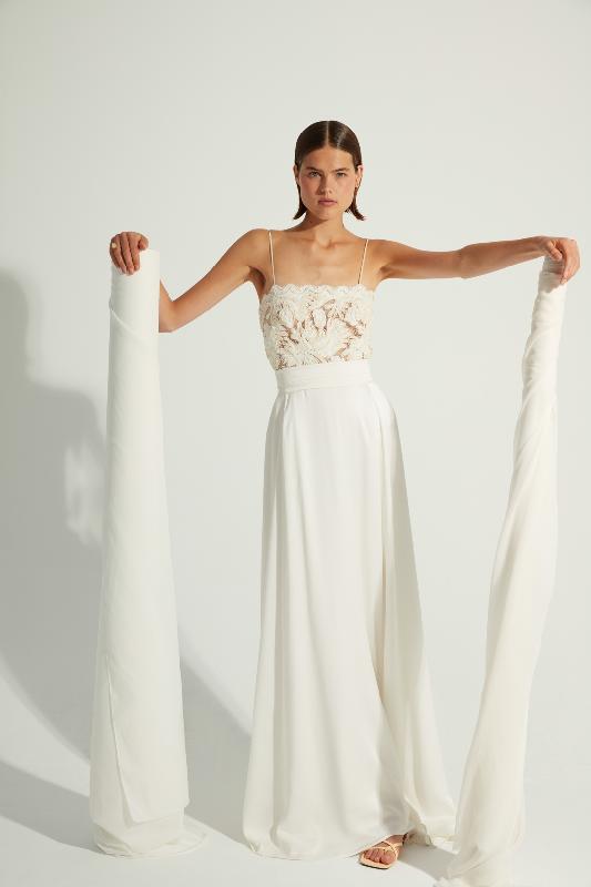 Robes de marie Atelier Blanche : Modele Jupe Louise & top Flore (Montpellier & Bordeaux)