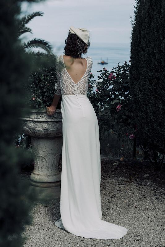 Robes de mariée Laure de Sagazan  : Modele Robe Abbesses (Bordeaux, Nice)