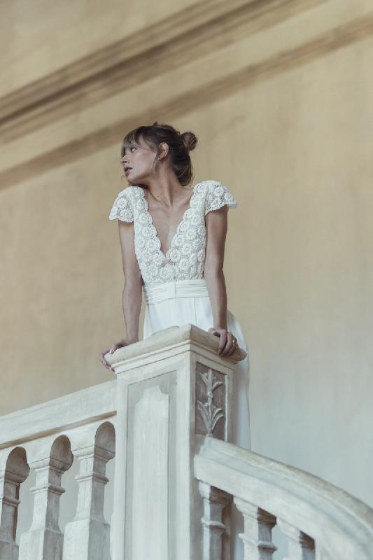 Robes de mariée Laure de Sagazan  : Modele Robe Baldwin (BORDEAUX, LYON)