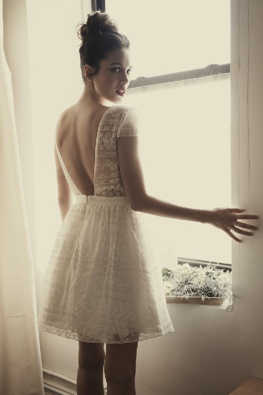 Robes de mariée Laure de Sagazan - Collection civile : Modele Robe Corbière (Lyon & Nice)