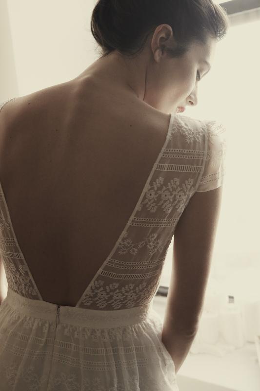 Robes de mariée Laure de Sagazan - Collection civile : Modele Robe Corbière (Lyon & Nice)