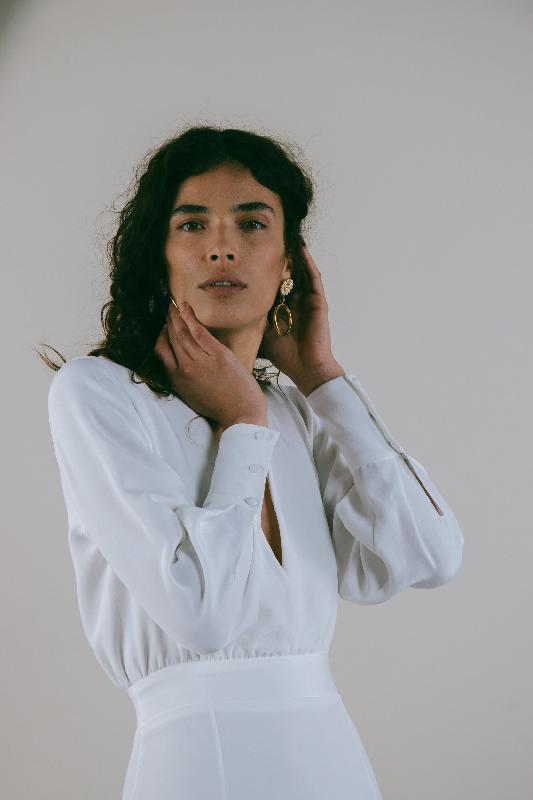 Robes de marie Atelier Blanche : Modele Robe Marguerite (Montpellier, Bordeaux)