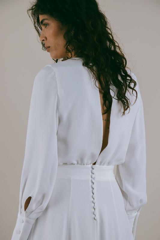 Robes de marie Atelier Blanche : Modele Robe Marguerite (Montpellier, Bordeaux)