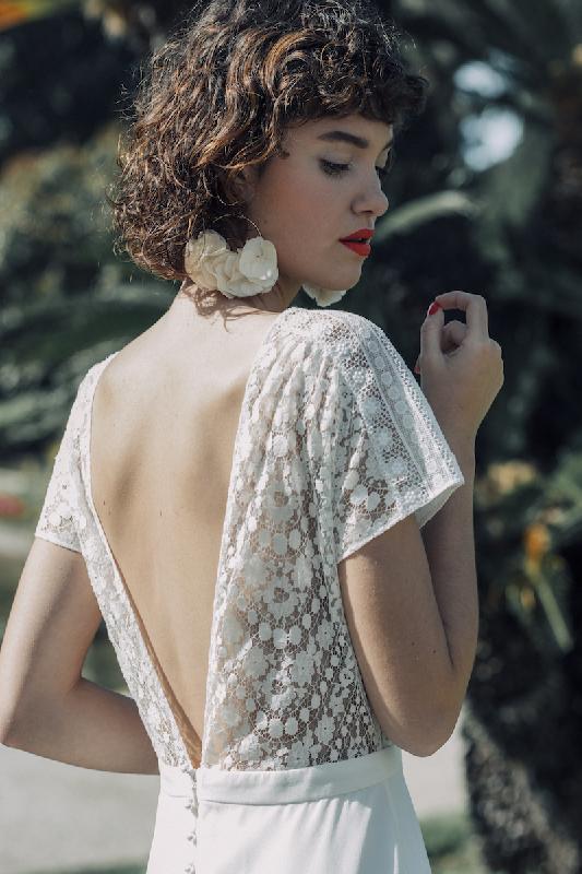 Robes de mariée Laure de Sagazan  : Modele Robe Mésange (Montpellier)