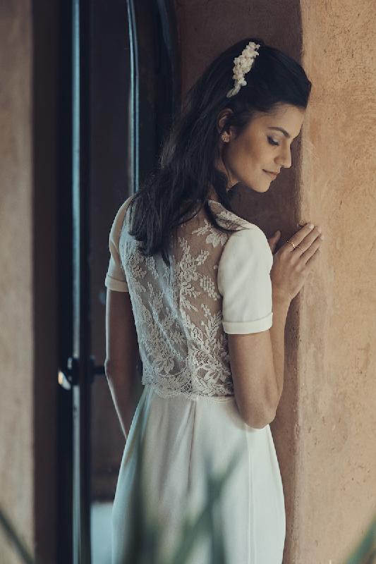 Robes de mariée Laure de Sagazan  : Modele Robe Milton (Bordeaux & Nice)