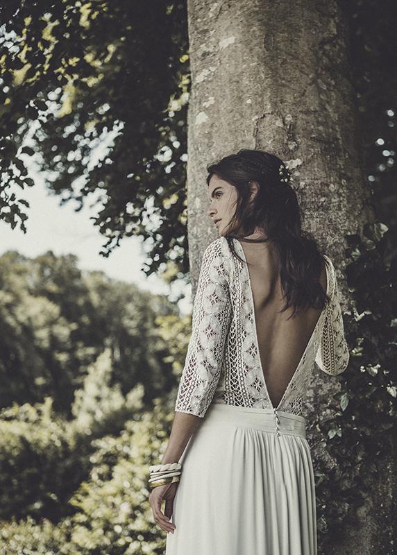 Mariage Robes de mariee Laure de Sagazan Robe Palma Lyon uniquement