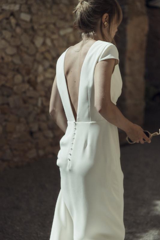 Robes de mariée Laure de Sagazan  : Modele ROBE PITT (MONTPELLIER ET BORDEAUX)