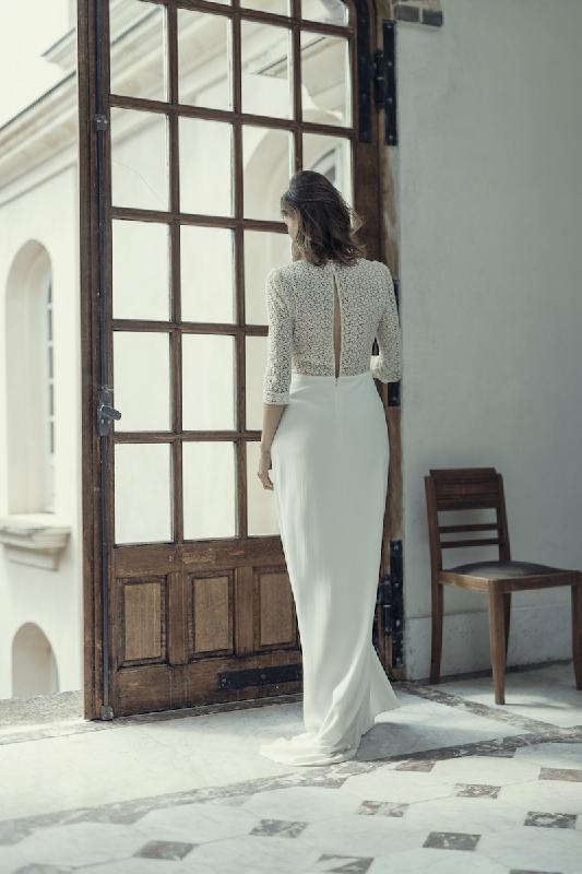 Robes de mariée Laure de Sagazan  : Modele Robe Poulenc (Bordeaux)