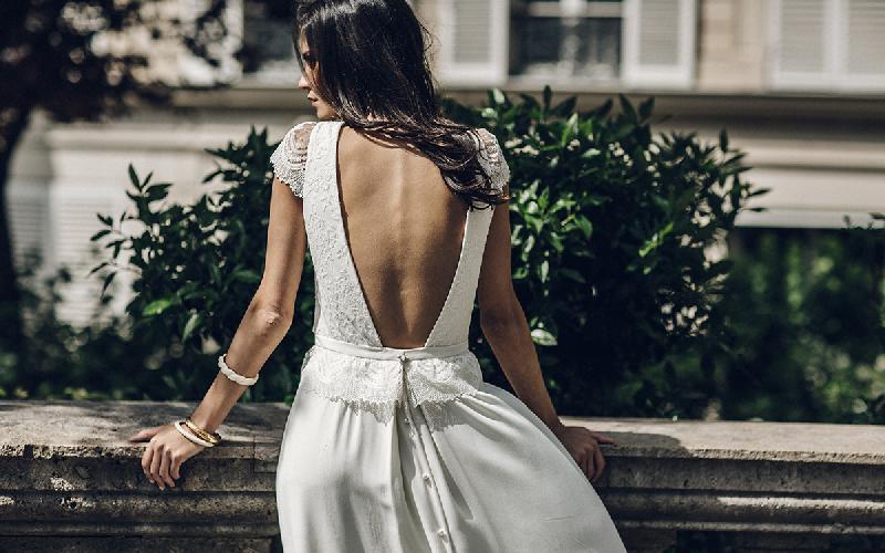 Robes de mariée Laure de Sagazan  : Modele Robe Vian (Montpellier & Bordeaux)