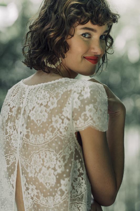 Robes de mariée Laure de Sagazan  : Modele Top Cendrars (Bordeaux)