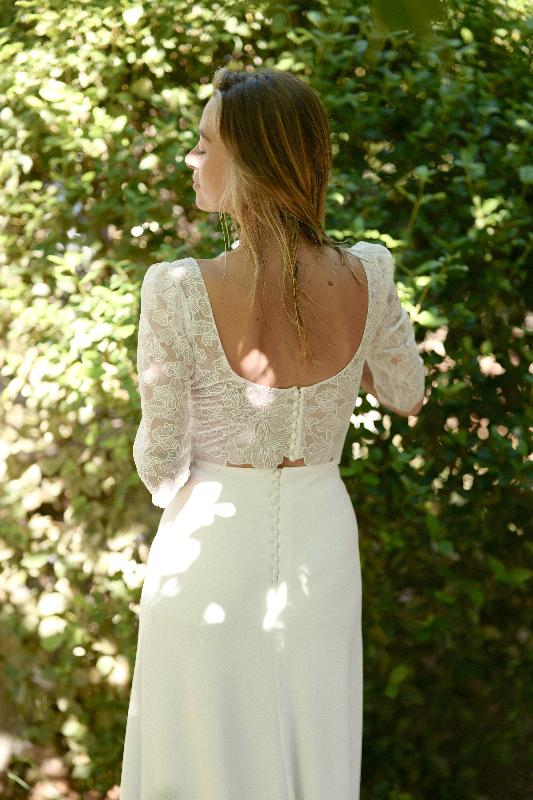 Robes de mariée Olympe : Modele TOP MADELEINE (MONTPELLIER, NANTES, BORDEAUX, NICE)