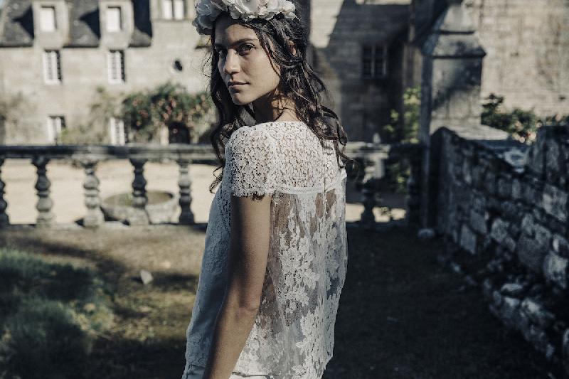 Robes de mariée Laure de Sagazan  : Modele Top Valmore - Jupe Marot