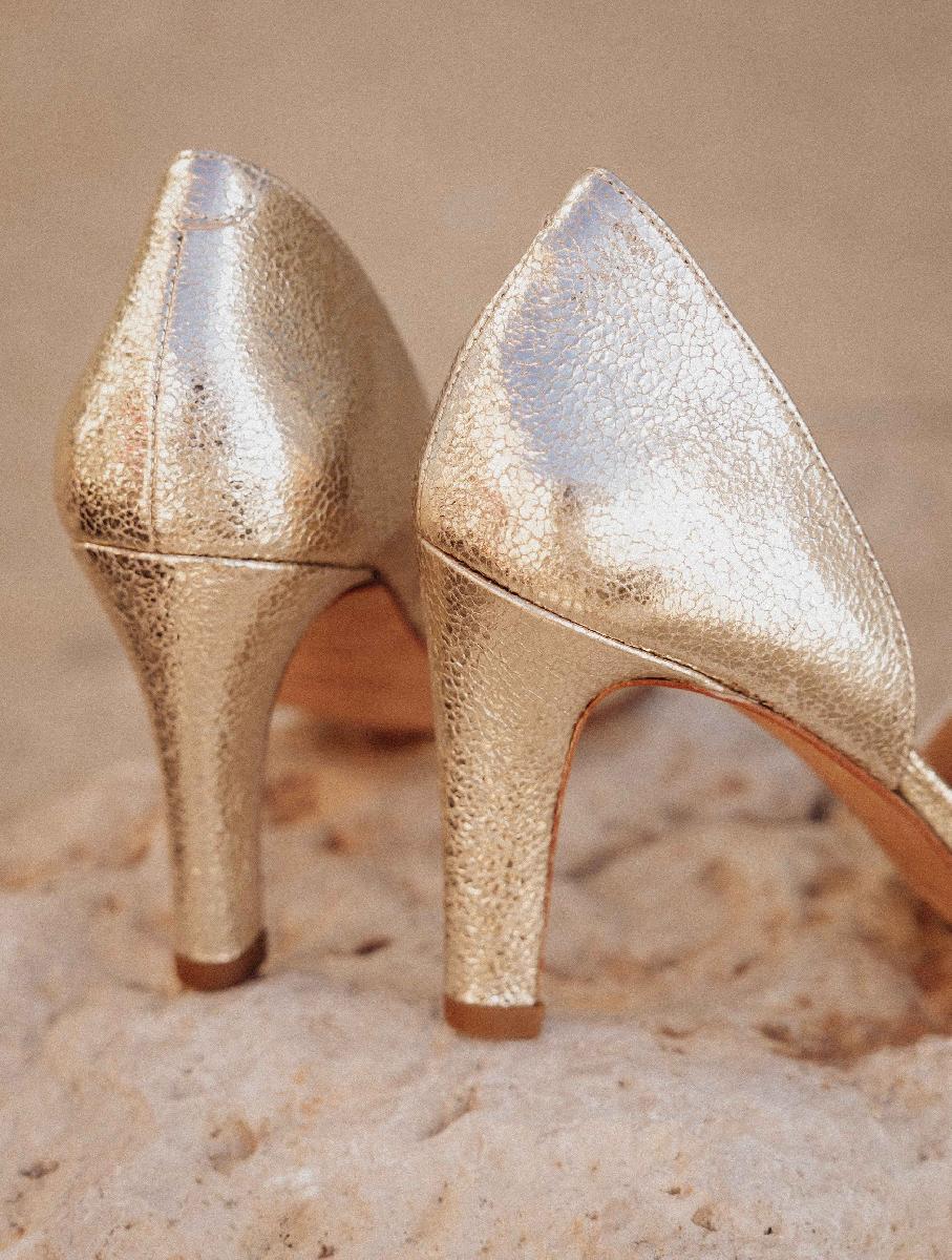 Escarpins champagne mariage shop