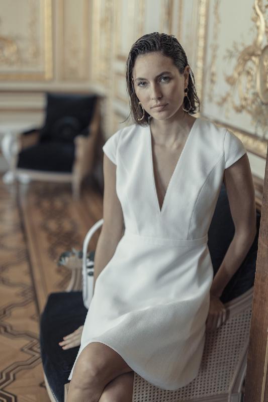 Robes de marie Laure de Sagazan - Collection civile : Modele Robe Brando (Montpellier, Lyon)
