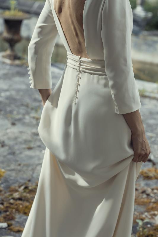 Robes de marie Laure de Sagazan  : Modele Robe Satie (Nice & Bordeaux)